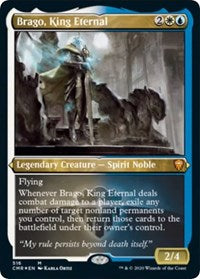 Brago, King Eternal (Foil Etched) [Commander Legends] | Gear Gaming Bentonville