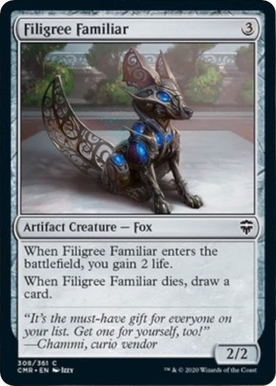 Filigree Familiar [Commander Legends] | Gear Gaming Bentonville