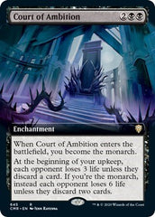 Court of Ambition (Extended Art) [Commander Legends] | Gear Gaming Bentonville