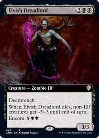 Elvish Dreadlord (Extended Art) [Commander Legends] | Gear Gaming Bentonville