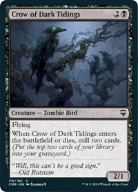 Crow of Dark Tidings [Commander Legends] | Gear Gaming Bentonville