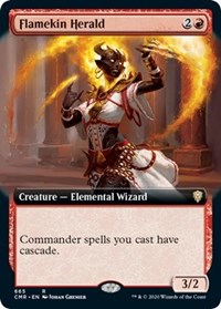 Flamekin Herald (Extended Art) [Commander Legends] | Gear Gaming Bentonville