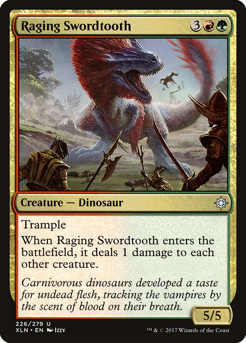 Raging Swordtooth [Ixalan] | Gear Gaming Bentonville