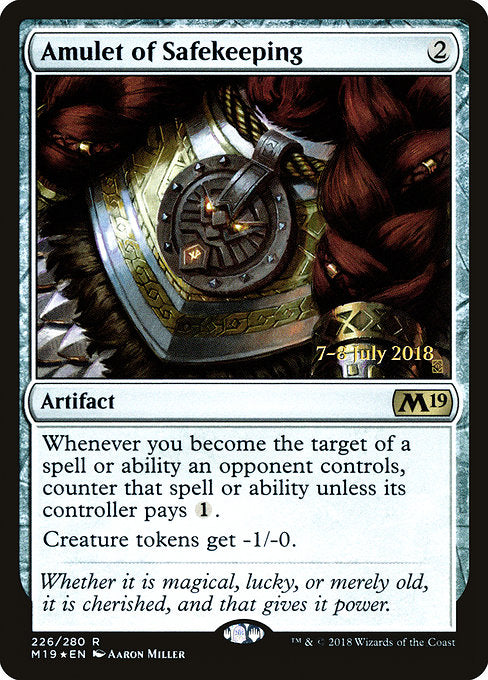 Amulet of Safekeeping [Prerelease Cards] | Gear Gaming Bentonville