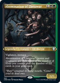 Abomination of Llanowar (Foil Etched) [Commander Legends] | Gear Gaming Bentonville