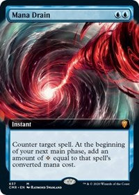 Mana Drain (Extended Art) [Commander Legends] | Gear Gaming Bentonville