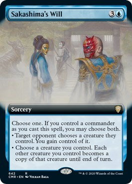 Sakashima's Will (Extended Art) [Commander Legends] | Gear Gaming Bentonville