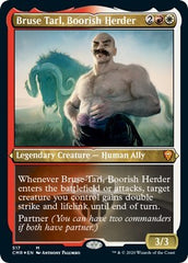 Bruse Tarl, Boorish Herder (Foil Etched) [Commander Legends] | Gear Gaming Bentonville