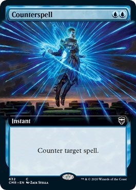 Counterspell (Extended Art) [Commander Legends] | Gear Gaming Bentonville