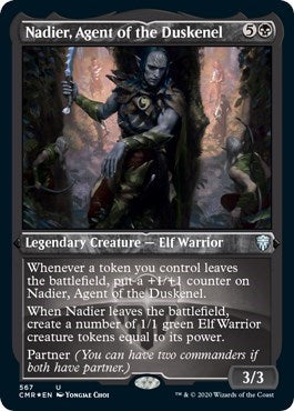 Nadier, Agent of the Duskenel (Foil Etched) [Commander Legends] | Gear Gaming Bentonville