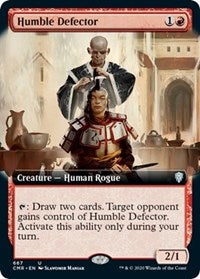 Humble Defector (Extended Art) [Commander Legends] | Gear Gaming Bentonville