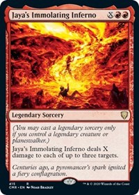 Jaya's Immolating Inferno [Commander Legends] | Gear Gaming Bentonville