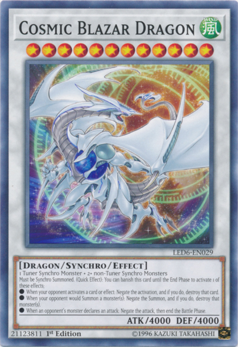 Cosmic Blazar Dragon [LED6-EN029] Common | Gear Gaming Bentonville