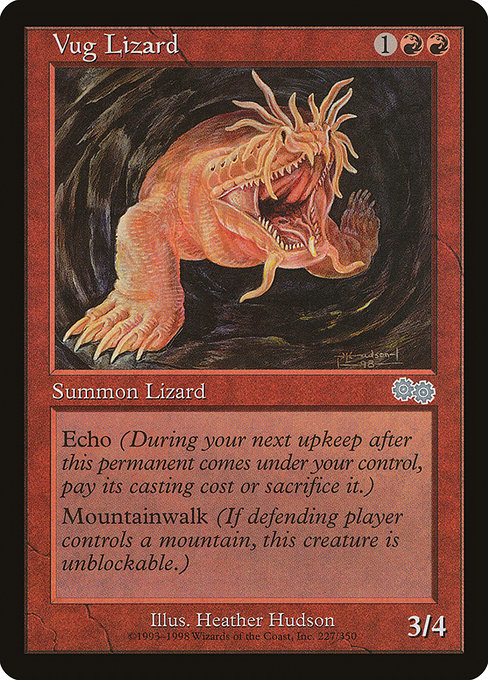 Vug Lizard [Urza's Saga] | Gear Gaming Bentonville