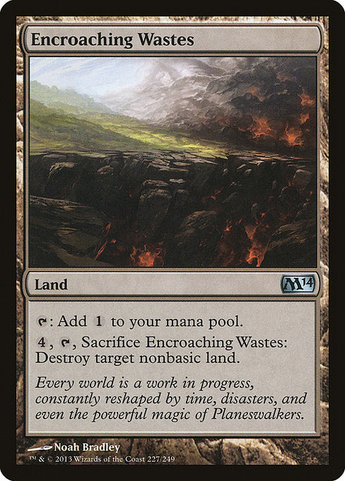 Encroaching Wastes [Magic 2014 (M14)] | Gear Gaming Bentonville