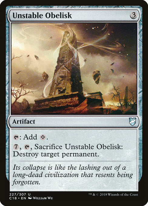 Unstable Obelisk [Commander 2018] | Gear Gaming Bentonville