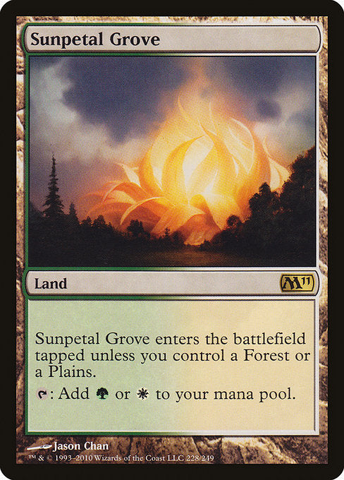 Sunpetal Grove [Magic 2011 (M11)] | Gear Gaming Bentonville