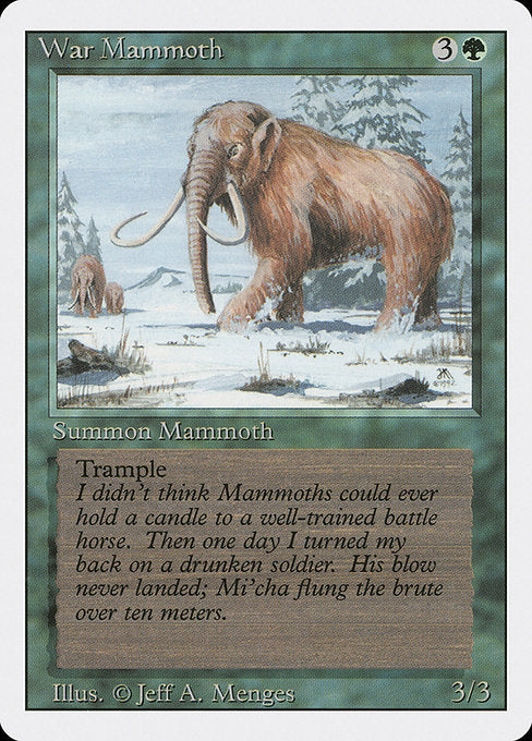 War Mammoth [Revised Edition] | Gear Gaming Bentonville