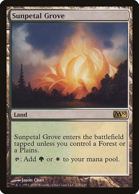 Sunpetal Grove [Magic 2010 (M10)] | Gear Gaming Bentonville