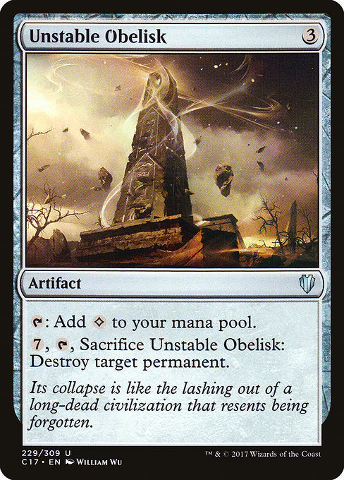 Unstable Obelisk [Commander 2017] | Gear Gaming Bentonville