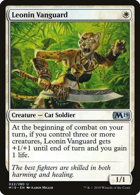 Leonin Vanguard [Core Set 2019] | Gear Gaming Bentonville