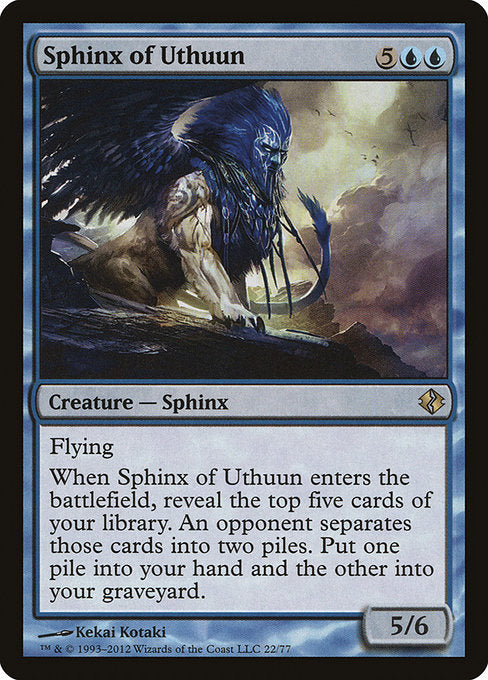 Sphinx of Uthuun [Duel Decks: Venser vs. Koth] | Gear Gaming Bentonville