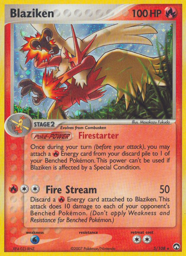 Blaziken (5/108) [EX: Power Keepers] | Gear Gaming Bentonville