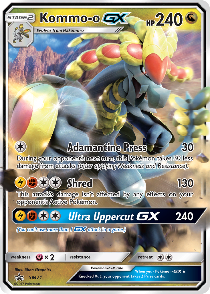 Kommo-o GX (SM71) [Sun & Moon: Black Star Promos] | Gear Gaming Bentonville