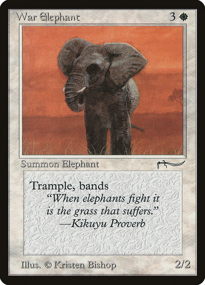 War Elephant (Light Mana Cost) [Arabian Nights] | Gear Gaming Bentonville