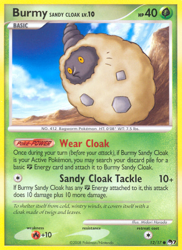 Burmy Sandy Cloak (12/17) [POP Series 7] | Gear Gaming Bentonville