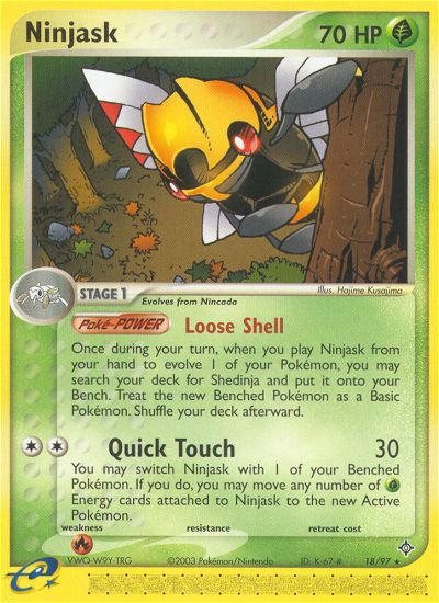 Ninjask (18/97) [EX: Dragon] | Gear Gaming Bentonville