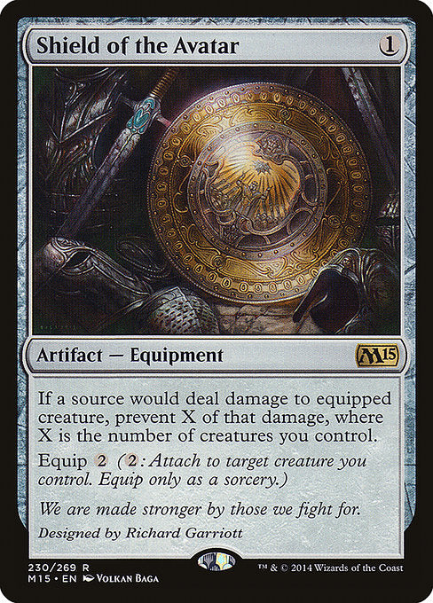 Shield of the Avatar [Magic 2015 (M15)] | Gear Gaming Bentonville