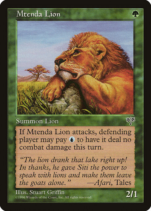 Mtenda Lion [Mirage] | Gear Gaming Bentonville