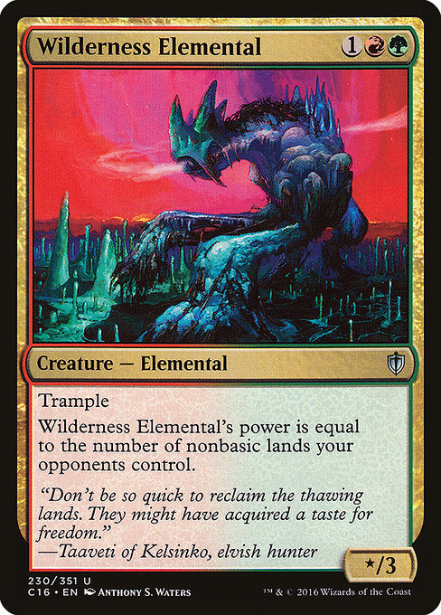 Wilderness Elemental [Commander 2016] | Gear Gaming Bentonville