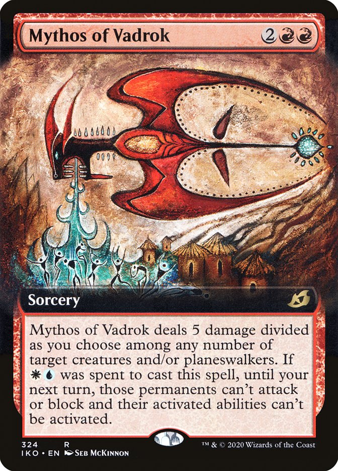 Mythos of Vadrok (Extended Art) [Ikoria: Lair of Behemoths] | Gear Gaming Bentonville