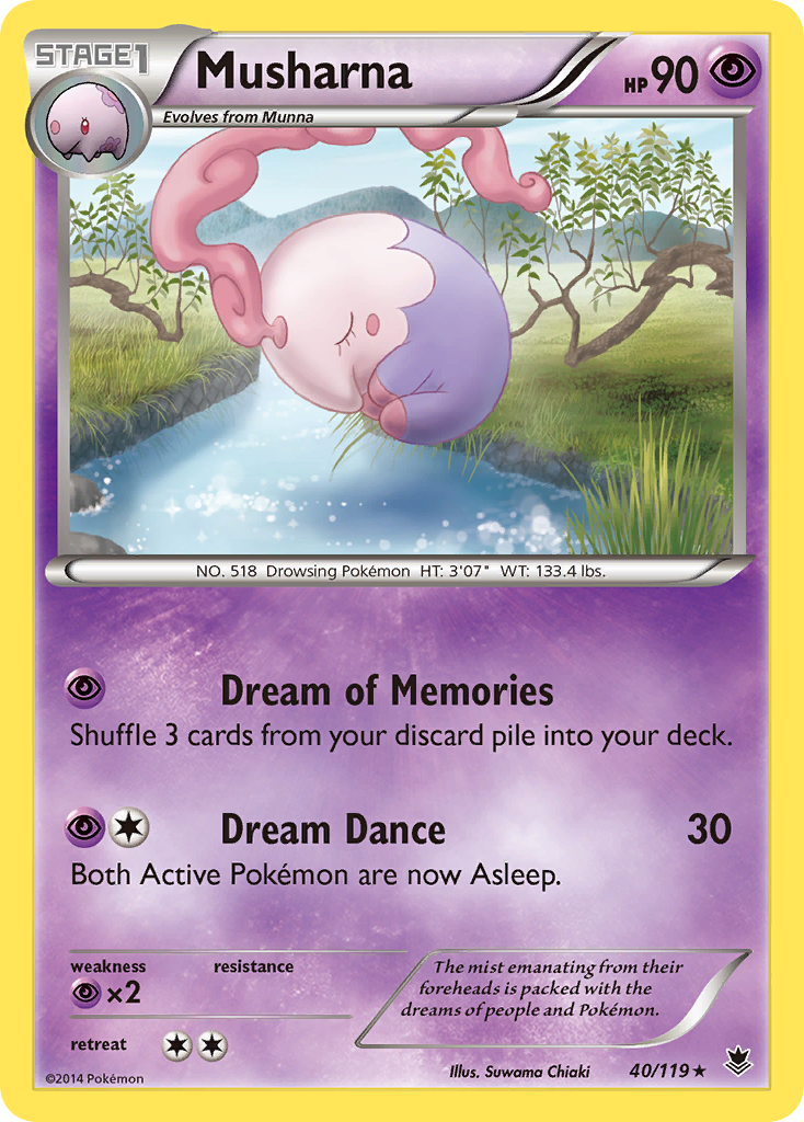 Musharna (40/119) [XY: Phantom Forces] | Gear Gaming Bentonville