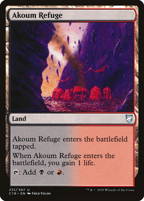 Akoum Refuge [Commander 2018] | Gear Gaming Bentonville