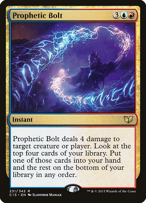 Prophetic Bolt [Commander 2015] | Gear Gaming Bentonville