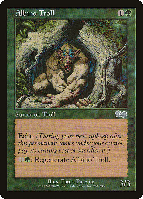 Albino Troll [Urza's Saga] | Gear Gaming Bentonville