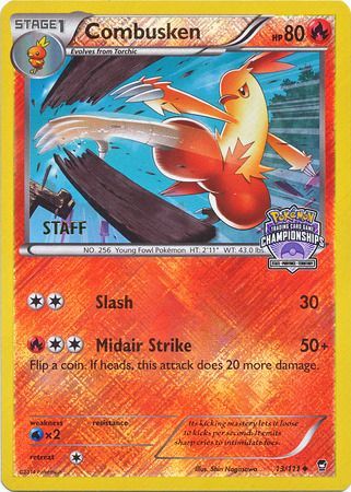 Combusken (13/111) (Championship Promo Staff) [XY: Furious Fists] | Gear Gaming Bentonville