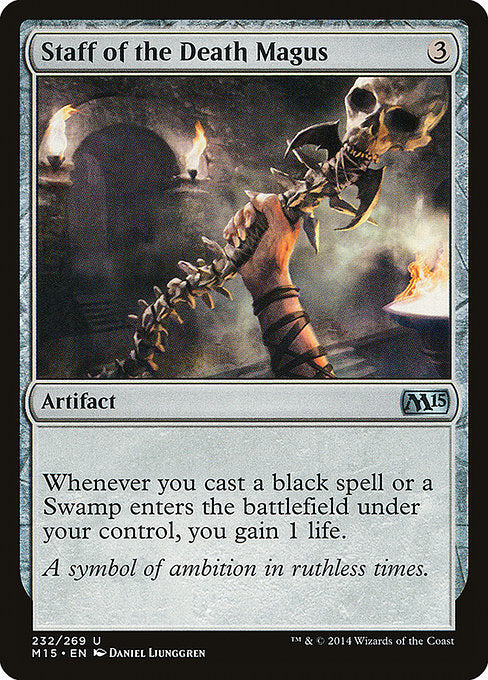 Staff of the Death Magus [Magic 2015 (M15)] | Gear Gaming Bentonville