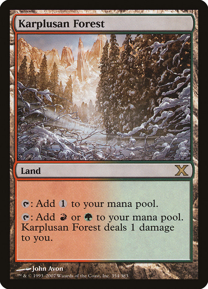 Karplusan Forest [Tenth Edition] | Gear Gaming Bentonville