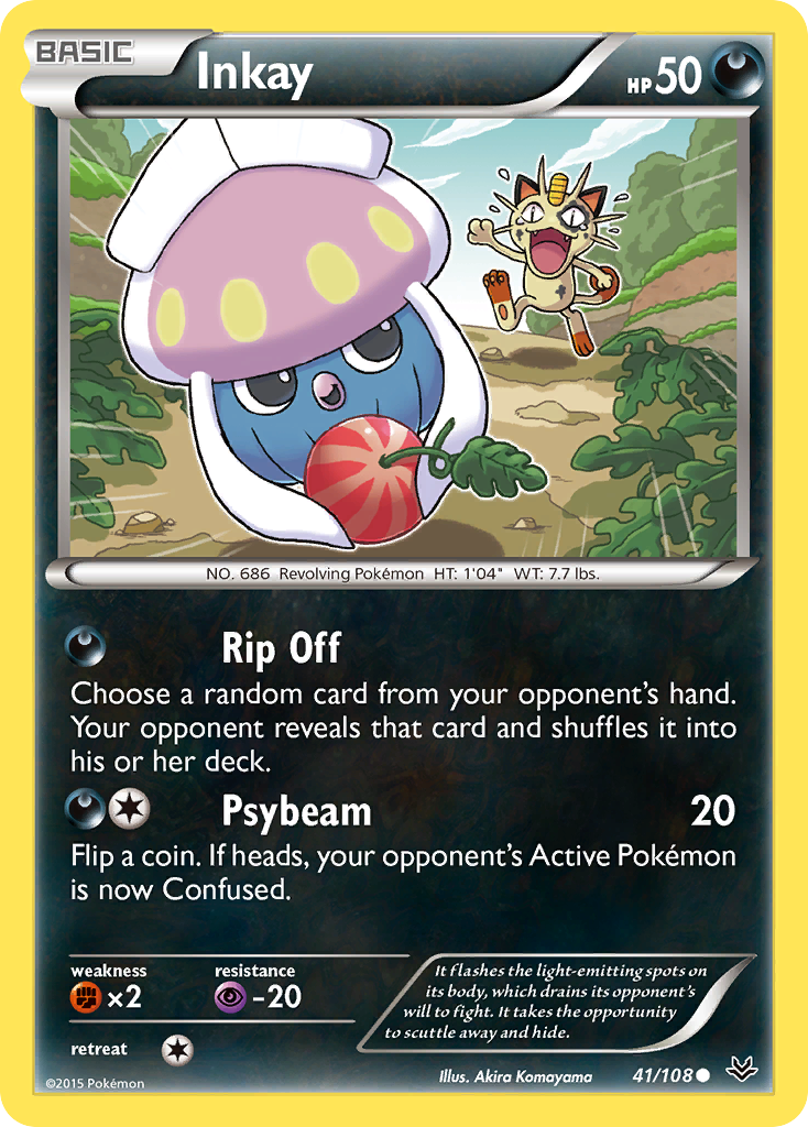 Inkay (41/108) [XY: Roaring Skies] | Gear Gaming Bentonville