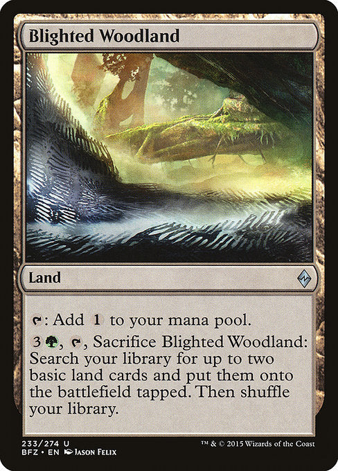 Blighted Woodland [Battle for Zendikar] | Gear Gaming Bentonville