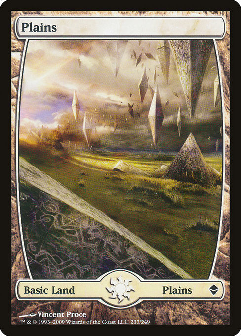 Plains (233) - Full Art [Zendikar] | Gear Gaming Bentonville