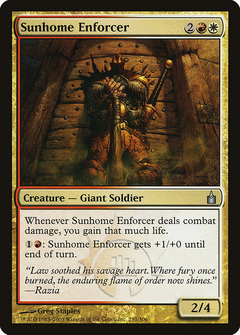 Sunhome Enforcer [Ravnica: City of Guilds] | Gear Gaming Bentonville