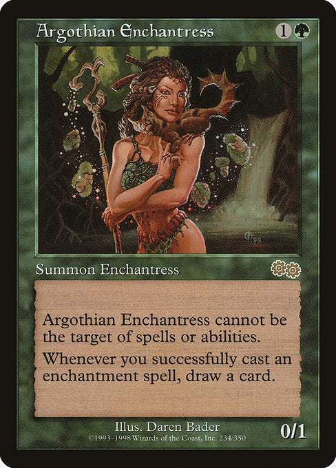 Argothian Enchantress [Urza's Saga] | Gear Gaming Bentonville