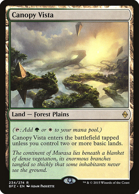 Canopy Vista [Battle for Zendikar] | Gear Gaming Bentonville