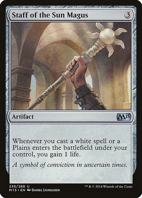 Staff of the Sun Magus [Magic 2015 (M15)] | Gear Gaming Bentonville