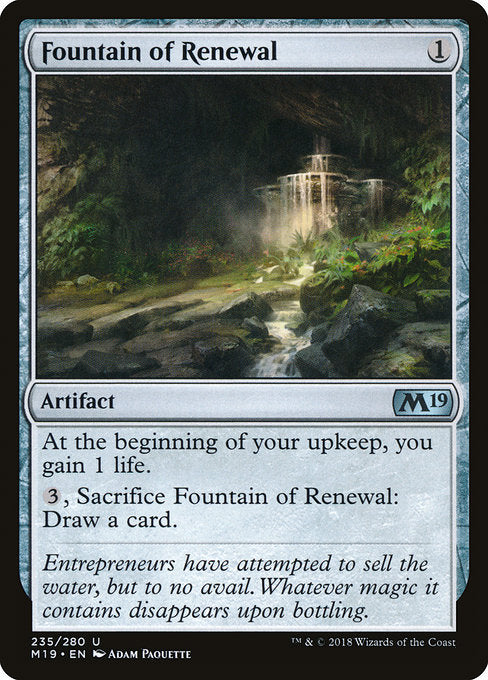 Fountain of Renewal [Core Set 2019] | Gear Gaming Bentonville